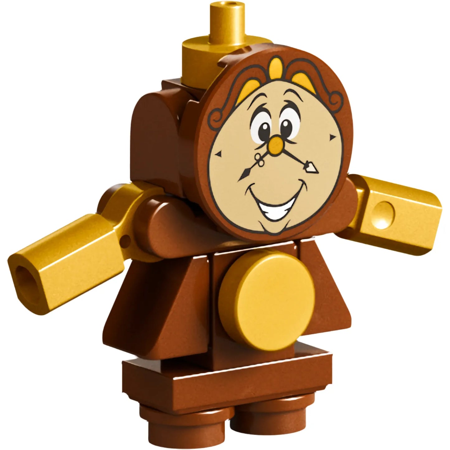 Minifig dp218 - Cogsworth - Printed Face, Movable Arms