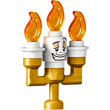 Minifig dp219 - Lumière {Lumiere} - Small Solid Candelabra, White Round Plates