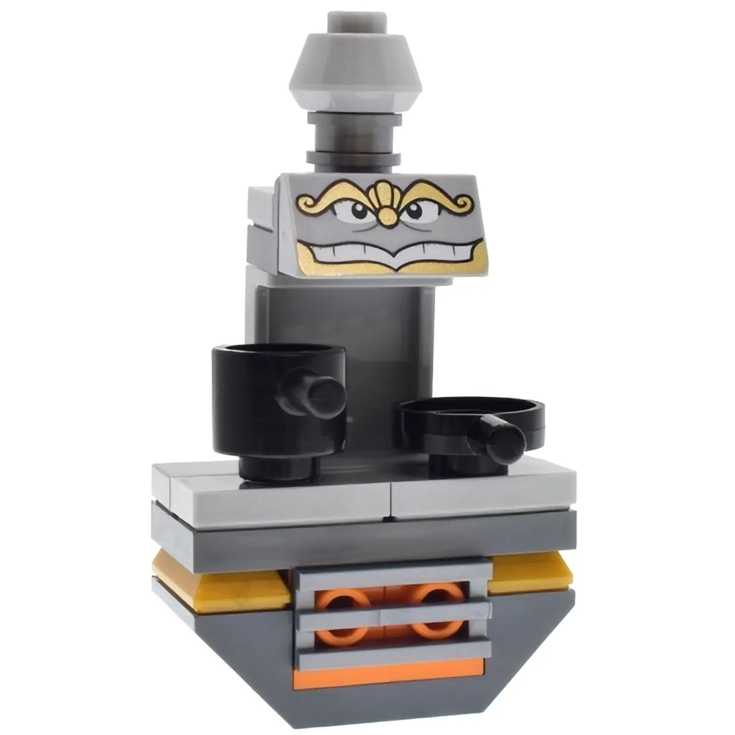 Minifig dp221 - Chef Bouche - Printed Face, Light Bluish Gray Cone Top