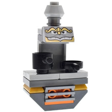 Minifig dp221 - Chef Bouche - Printed Face, Light Bluish Gray Cone Top