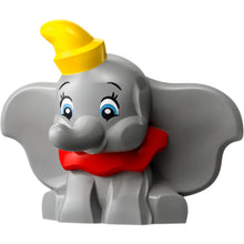 Part 103710pb01 - Elephant, Big Ears, Sitting with Molded Red Collar and Bottom Tube and Printed Yellow Hat, Medium Blue and White Eyes, Black Eyebrows and Eyelashes Pattern (Dumbo)