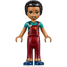 Minifig frnd262 - Friends Dean - Dark Red Trousers, Dark Turquoise Overalls Top