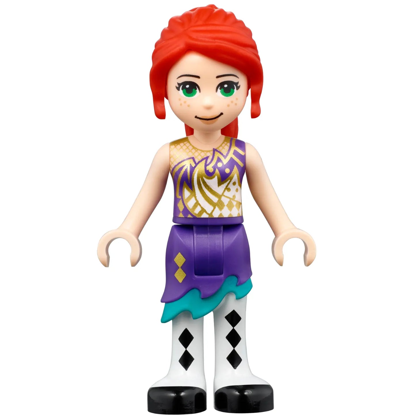 Minifigur frnd471 - Friends Mia - Dunkelvioletter Rock und Zylinder