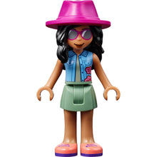 Minifig frnd488 - Friends Savannah - Sand Green Skirt, Magenta Hat