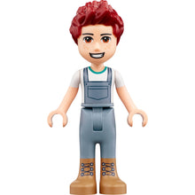 Minifig frnd495 - Friends Daniel - Medium Nougat Boots, Sand Blue Overalls, White Top