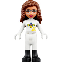 Minifig frnd498 - Friends Olivia (Nougat) - White Bee Suit and Black Boots