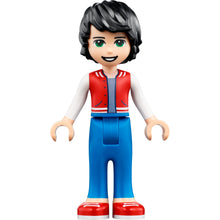 Minifig frnd500 - Friends Jackson - Red Shoes, Blue Trousers, Red Vest, Sand Blue Undershirt, White Sleeves