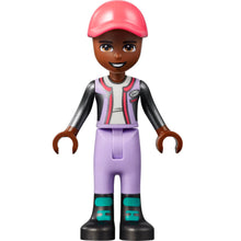 Minifig frnd546 - Friends Elijah - Lavender Sailing Outfit, Coral Cap, Orange Life Jacket