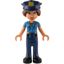 Minifig frnd575 - Friends Isabella (Nougat) - Dark Azure Uniform, Dark Blue Trousers, Dark Blue Police Hat