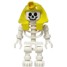 Minifig gen008 - Skeleton with Standard Skull, Yellow Mummy Headdress