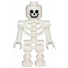 Minifig gen047 - Skeleton - Standard Skull, Bent Arms Vertical Grip