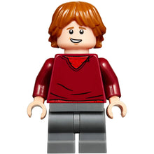Minifig hp180 - Ron Weasley - Dark Red Sweater, Dark Bluish Gray Medium Legs