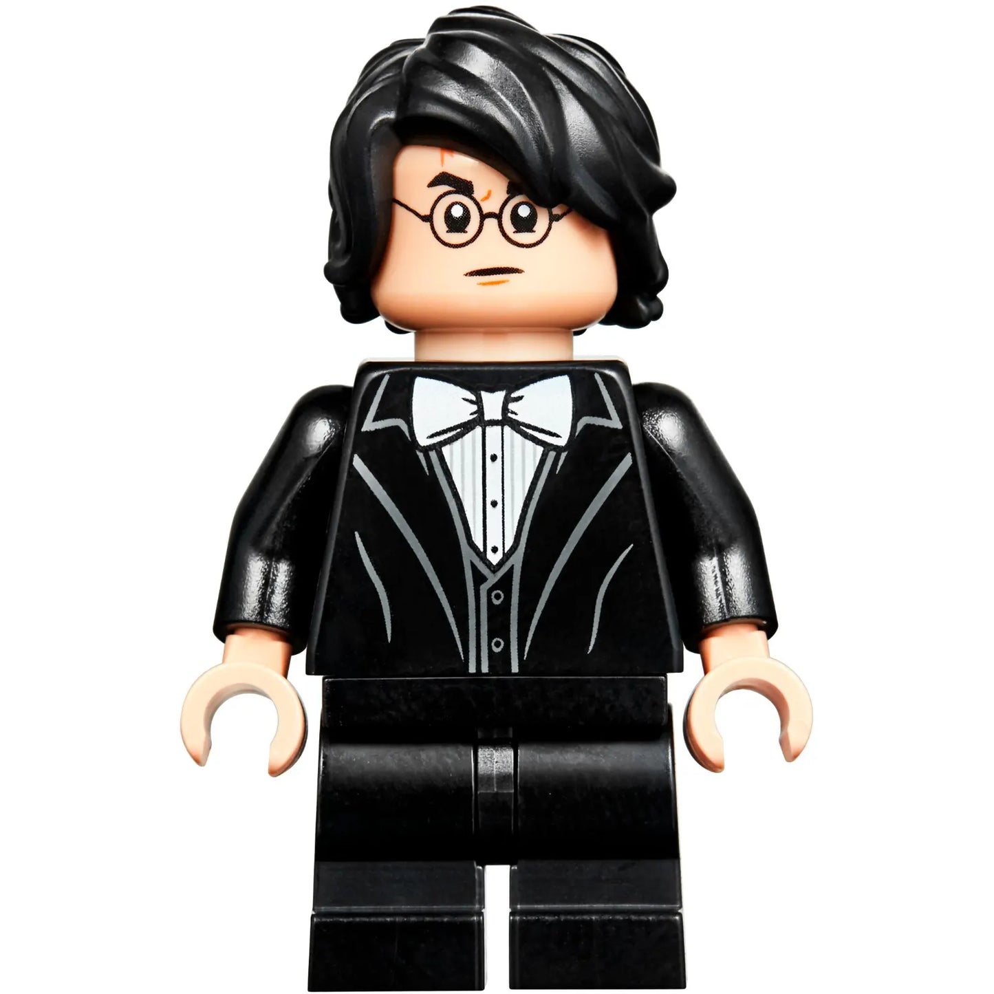 Minifig hp184 - Harry Potter - Black Suit, White Bow Tie, Medium Legs