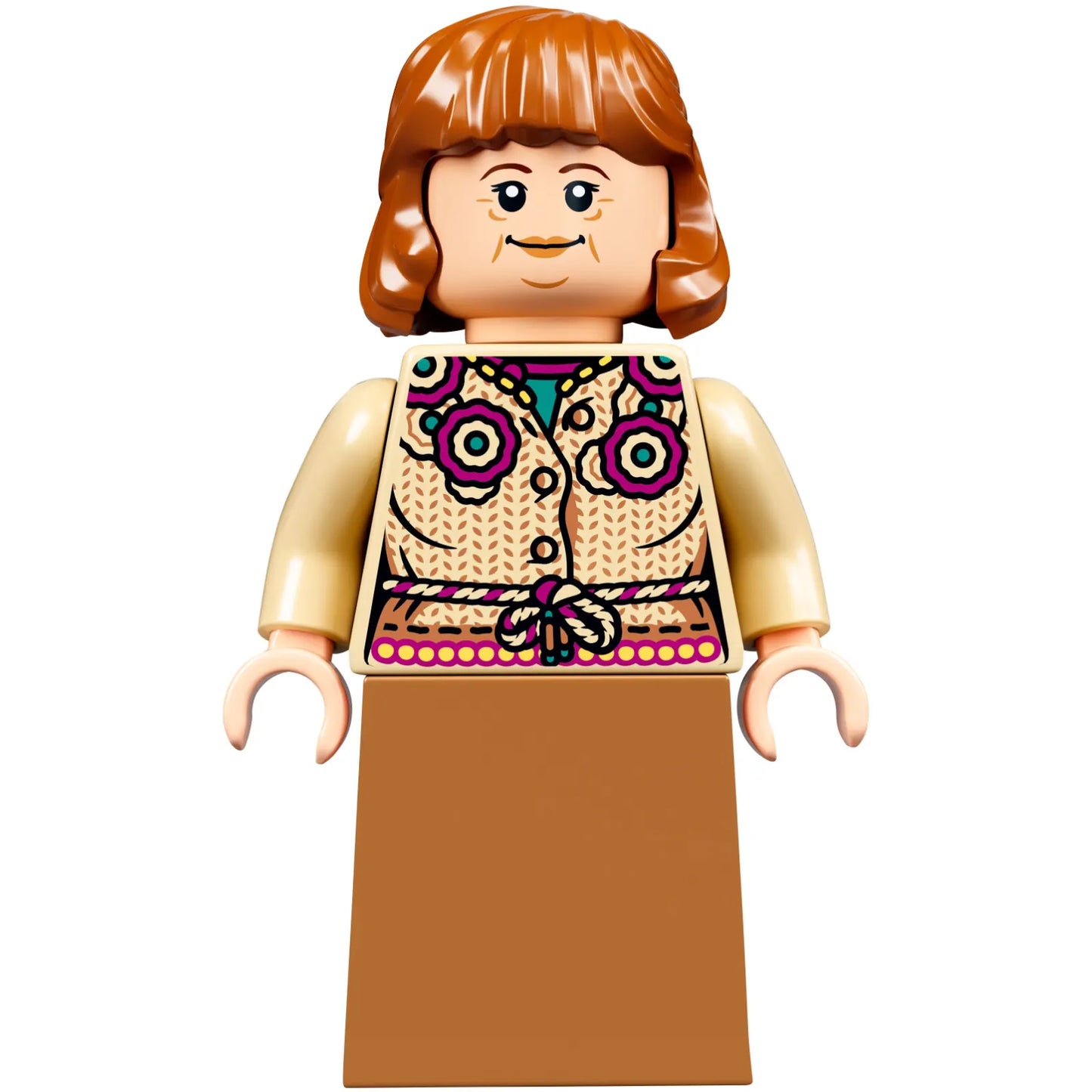 Minifig hp212 - Molly Weasley - Medium Nougat Skirt
