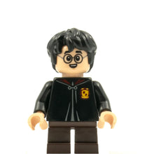 Minifig hp247 - Harry Potter - Black Torso Gryffindor Robe, Dark Brown Short Legs