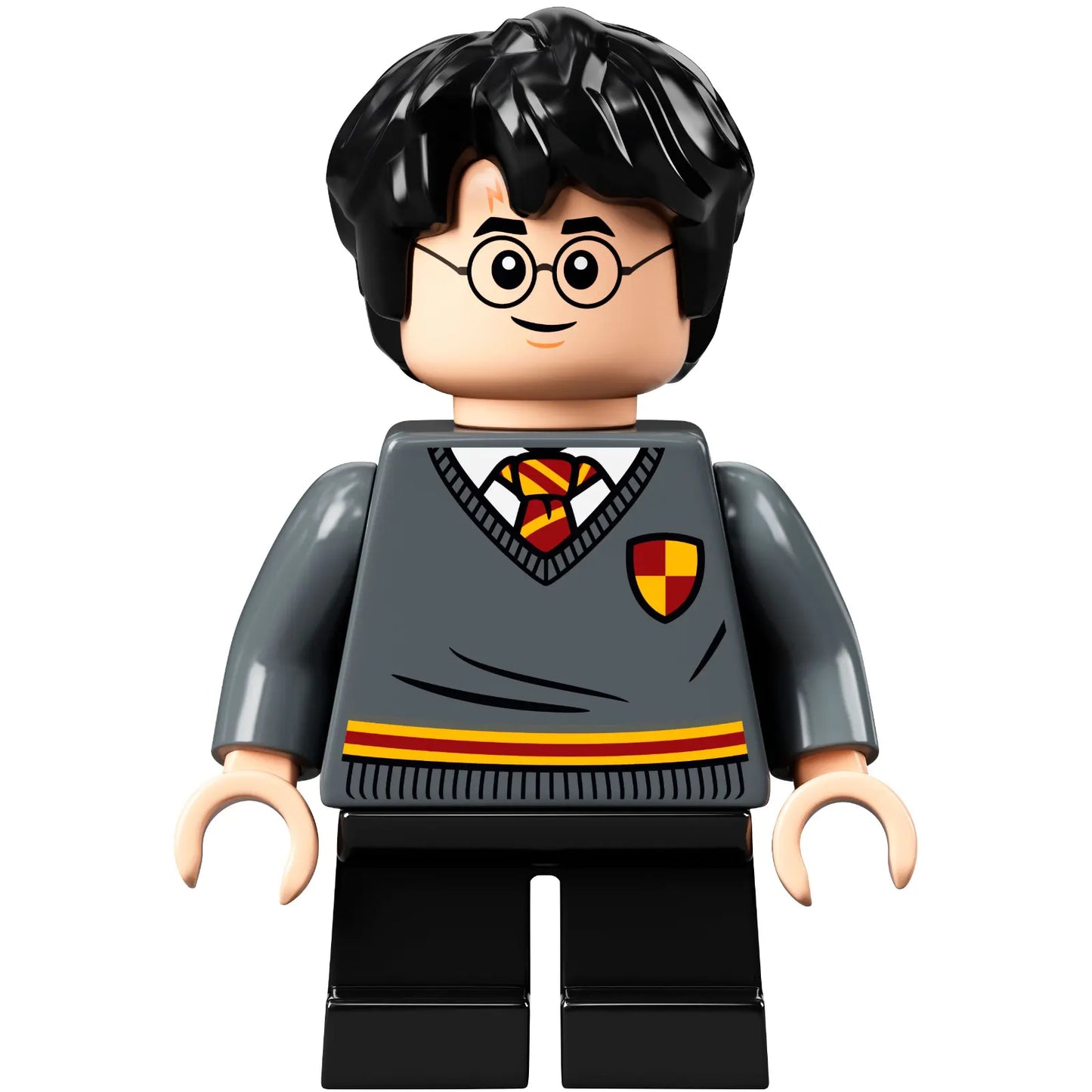 Minifig hp265 - Harry Potter - Gryffindor Sweater with Crest, Black Short Legs
