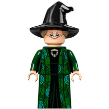 Minifig hp274 - Professor Minerva McGonagall - Dark Green Robe and Cape, Hat with Hair