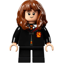 Minifig hp282 - Hermione Granger - Gryffindor Robe Clasped, Sweater, Shirt and Tie, Black Short Legs
