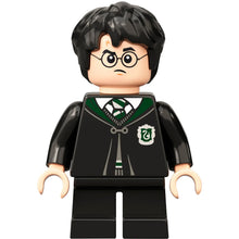 Minifig hp285 - Harry Potter - Black Slytherin Robe and Short Legs (Gregory Goyle Transformation)