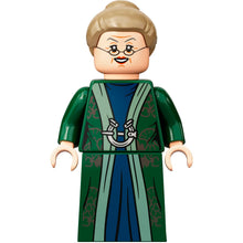 Minifig hp293 - Professor Minerva McGonagall - Dark Green Robe, Dark Tan Hair