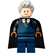 Minifig hp296 - Madam Rolanda Hooch - Dark Blue Outfit, Light Nougat Head, Black Starched Cape