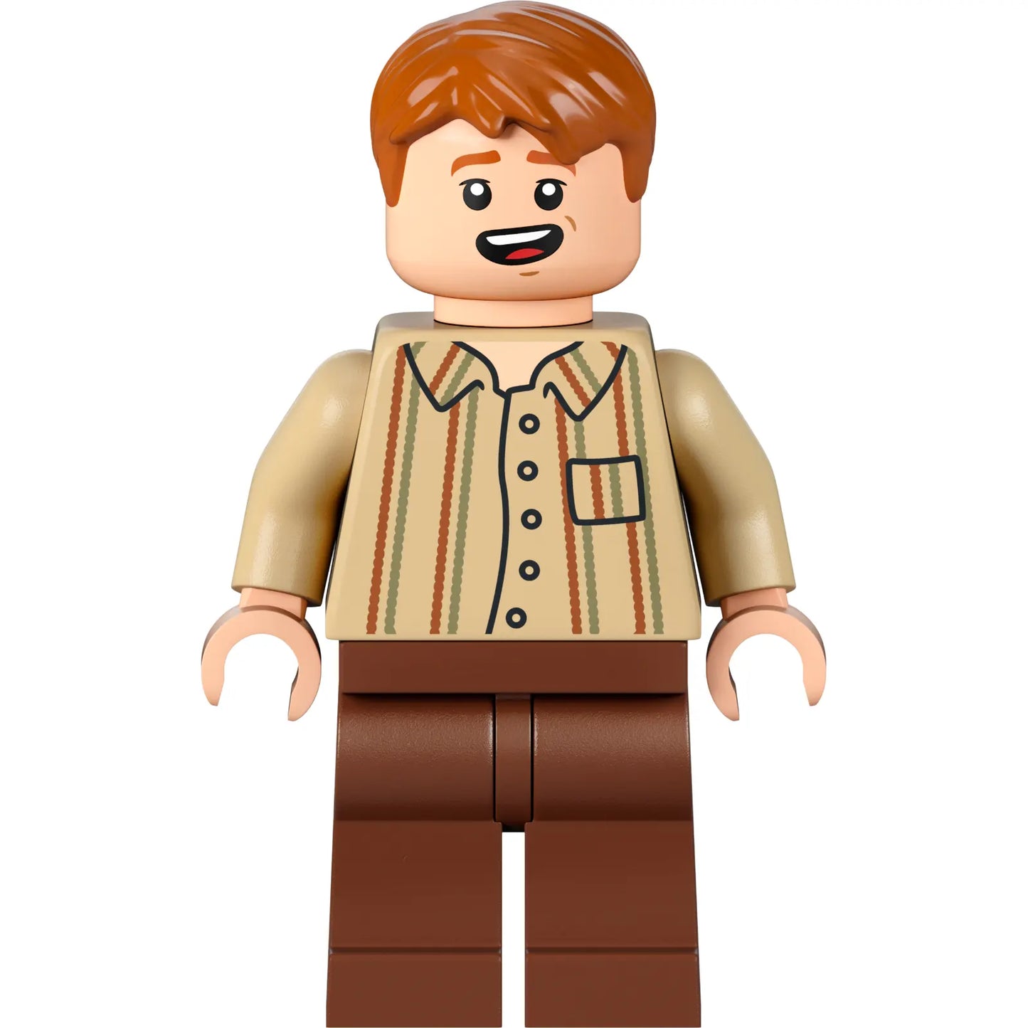 Minifig hp343 - George Weasley - Tan Striped Shirt