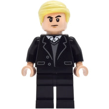 Minifig hp532 - Draco Malfoy - Black Suit, Dark Bluish Gray Sweater