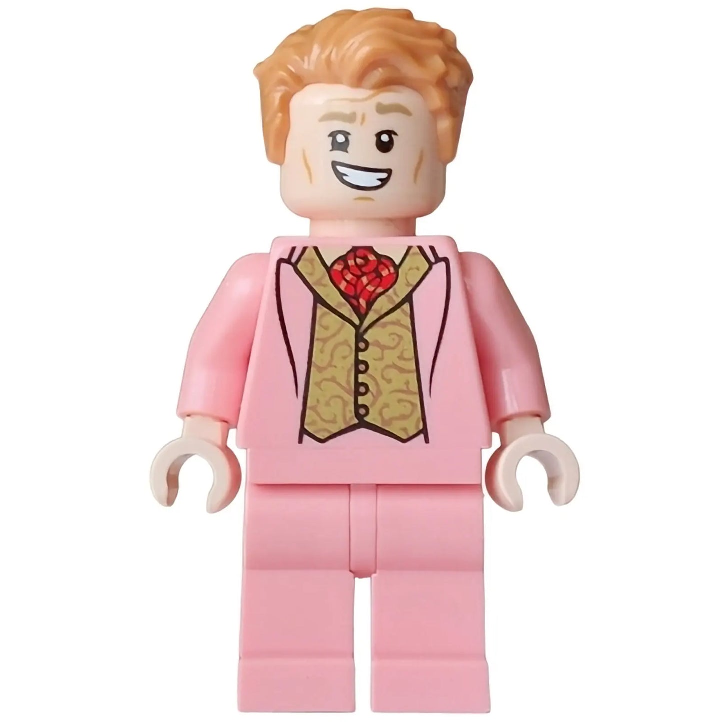 Minifig hp625 - Gilderoy Lockhart - Warm Pink Suit, Gold Vest