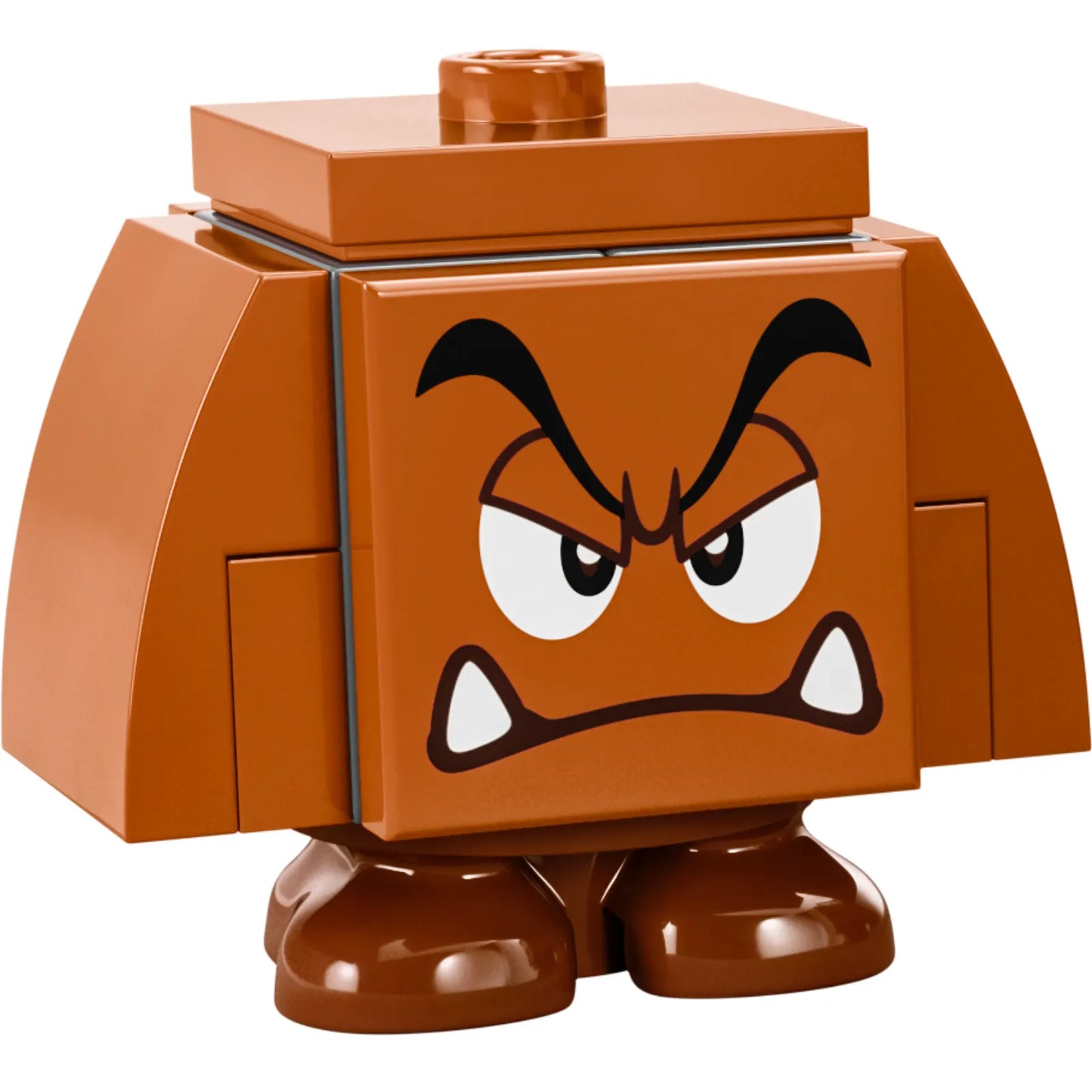 Minifig mar0191 - Goomba (2 x 2 Jumper) - Angry, Eyelids