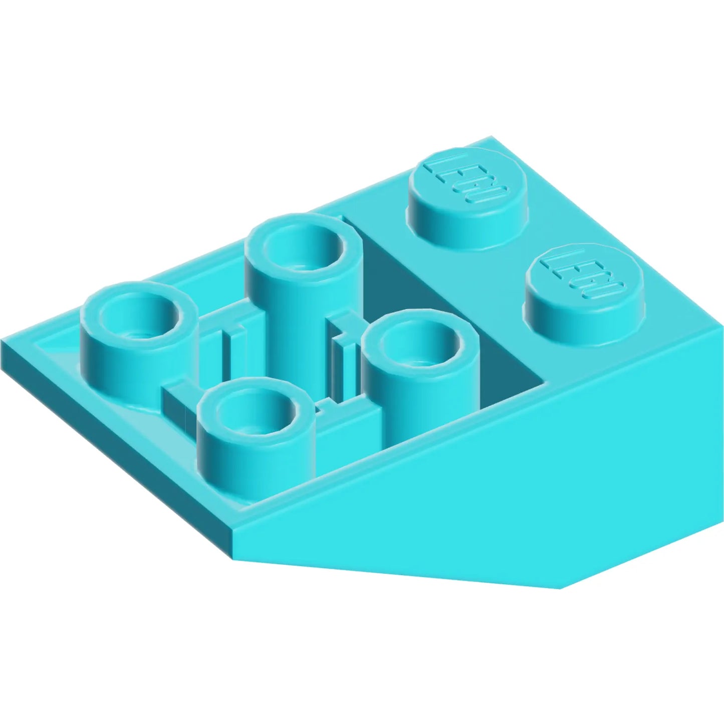 Part 3747b - Slope, Inverted 33 3 x 2 with Flat Bottom Pin and Connections between Studs
