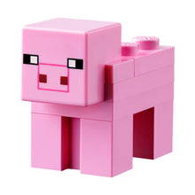 Part minepig03b - Minecraft Pig with 2 x 2 Plate (Plain Snout) - Brick Built