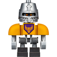 Minifig nex060 - Axl Bot - Bright Light Orange Shoulders, Flat Silver Helmet