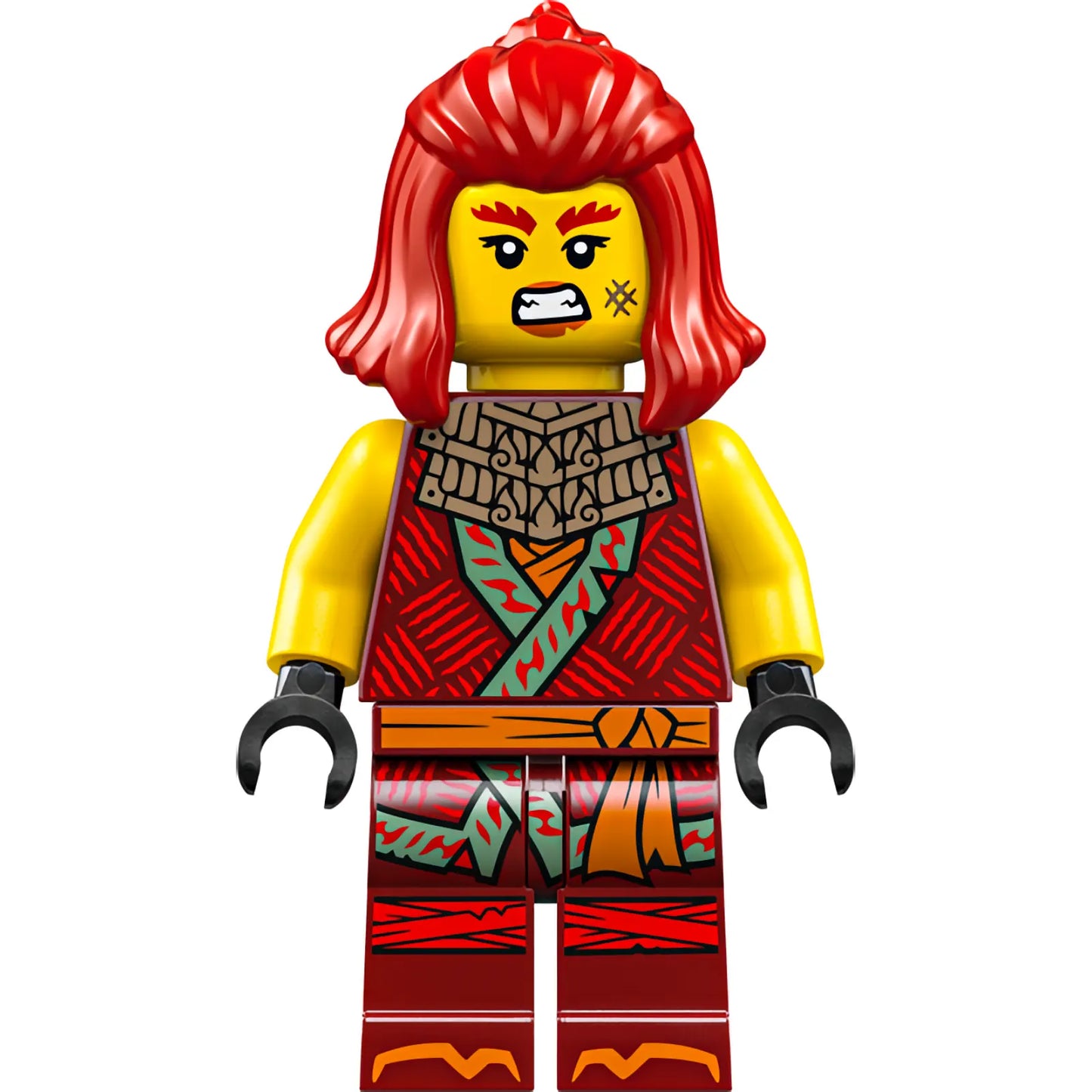 Minifig njo0923 - Wyldfyre - Dark Red Tunic