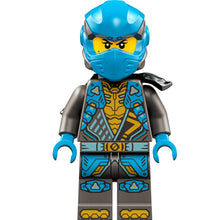 Minifig njo0932 - Nya - Dragons Rising, Tunic with Shoulder Armor, Head Wrap, Scabbard