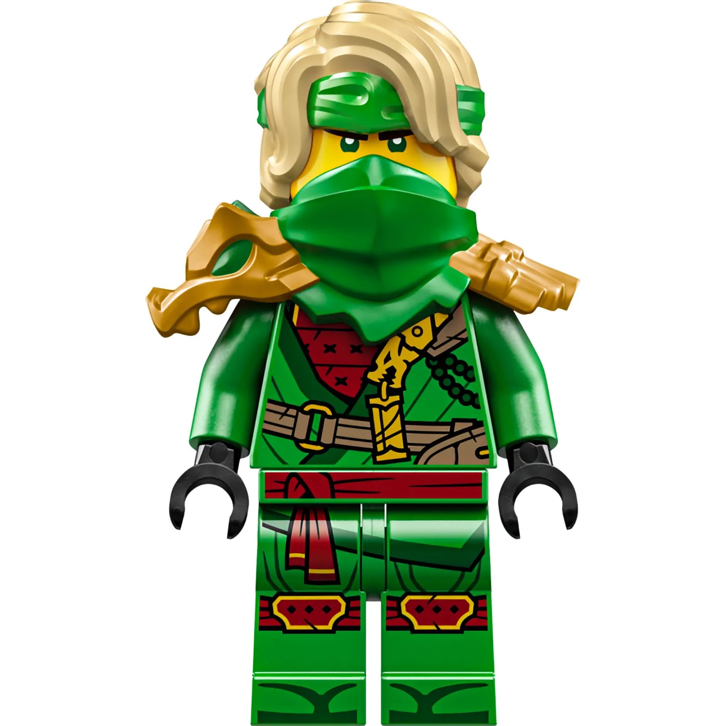 Minifig njo0974 - Lloyd - Dragons Rising, Tunic with Strap and Charm, Dragon Shoulder Armor