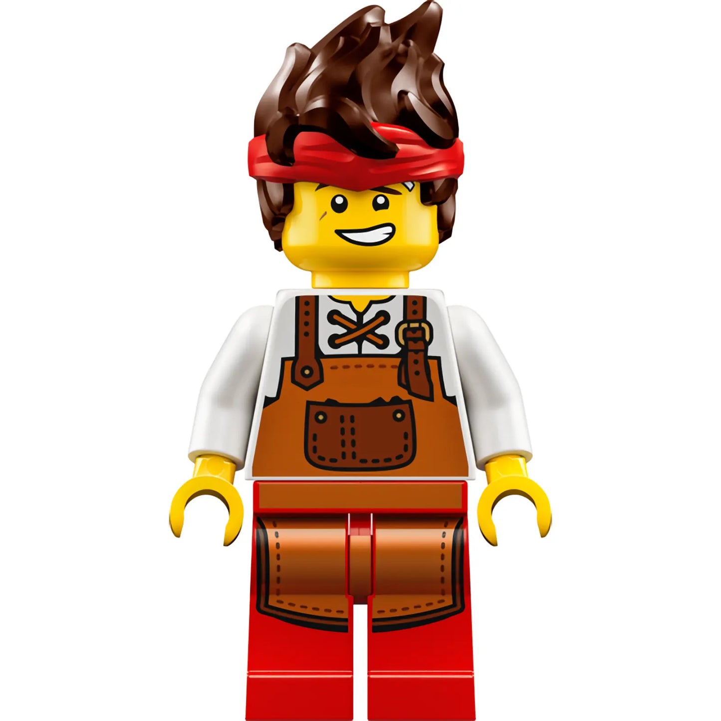 Minifig njo1008 - Kai - Blacksmith, Dark Orange Apron