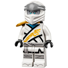 Minifig njo670 - Zane - Legacy, Pearl Gold Armor Shoulder Pad, Flat Silver Head