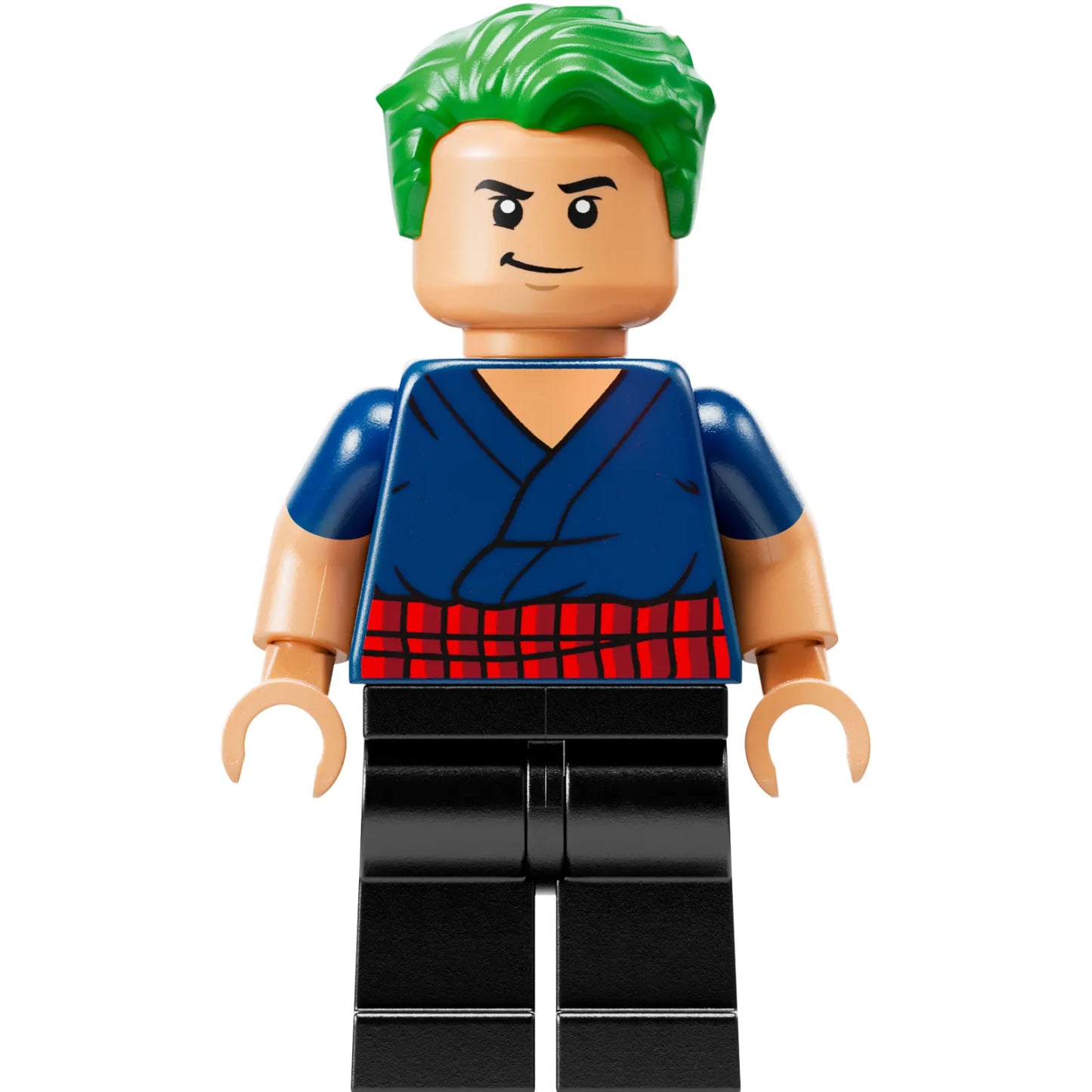 Minifig op006 - Roronoa Zoro - Dark Blue Shirt, Hair