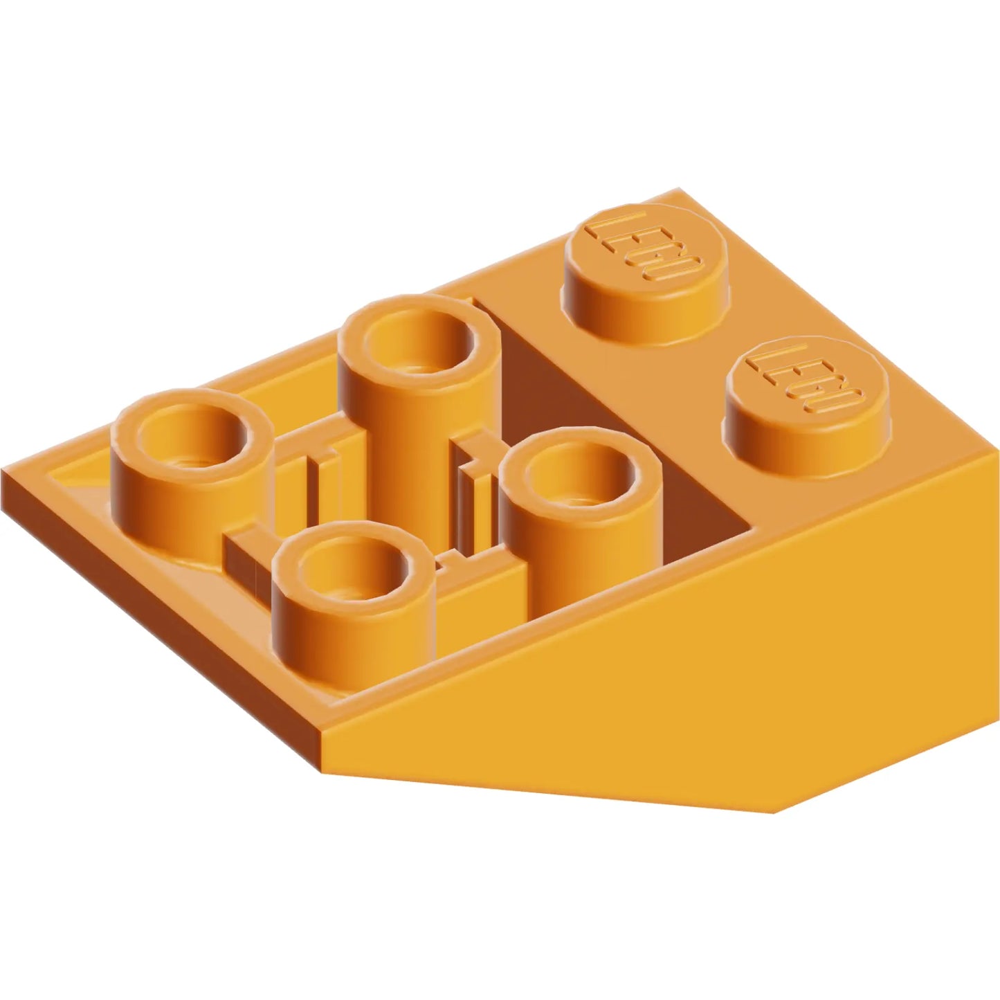 Part 3747b - Slope, Inverted 33 3 x 2 with Flat Bottom Pin and Connections between Studs