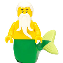 Minifig pi183 - Merman - Green Tail