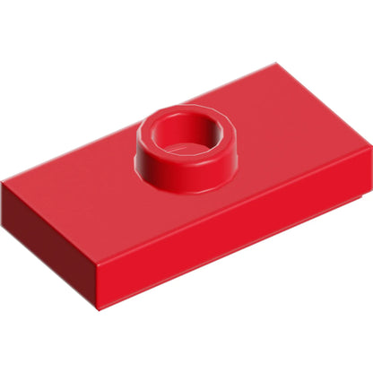 Part 15573 - Plate, Modified 1 x 2 with 1 Stud with Groove and Bottom Stud Holder (Jumper)