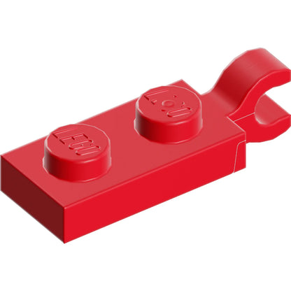 Part 63868 - Plate, Modified 1 x 2 with Clip on End (Horizontal Grip)