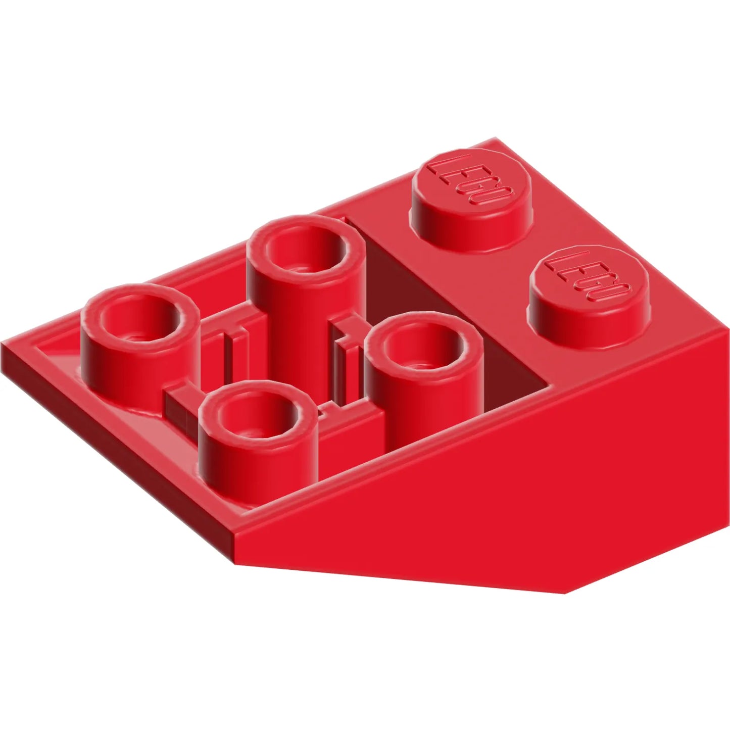 Part 3747b - Slope, Inverted 33 3 x 2 with Flat Bottom Pin and Connections between Studs