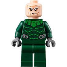 Minifigur sh0538 - Geier, dunkelgrünes Kostüm, Halshalterung