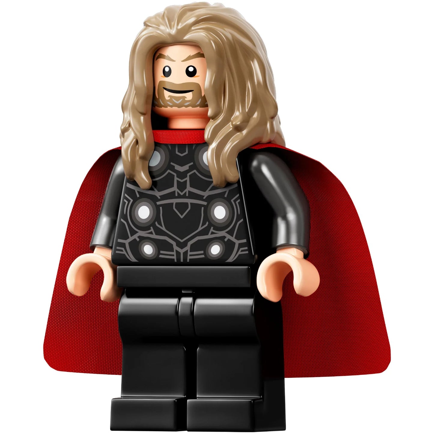Minifigur sh0734 – Thor – Langes dunkelbraunes Haar