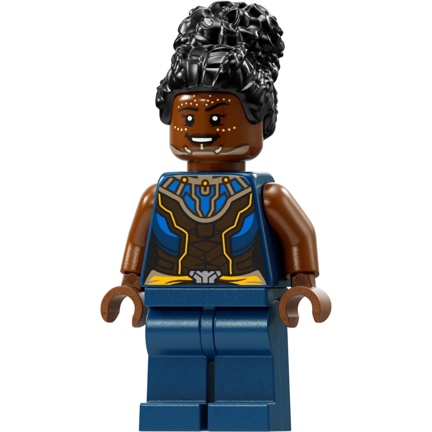 Minifigur sh0735 - Shuri - Dunkelblaues Oberteil