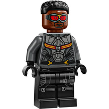 Minifig sh0929 - Falcon - Dark Bluish Gray and Black Suit, Printed Legs
