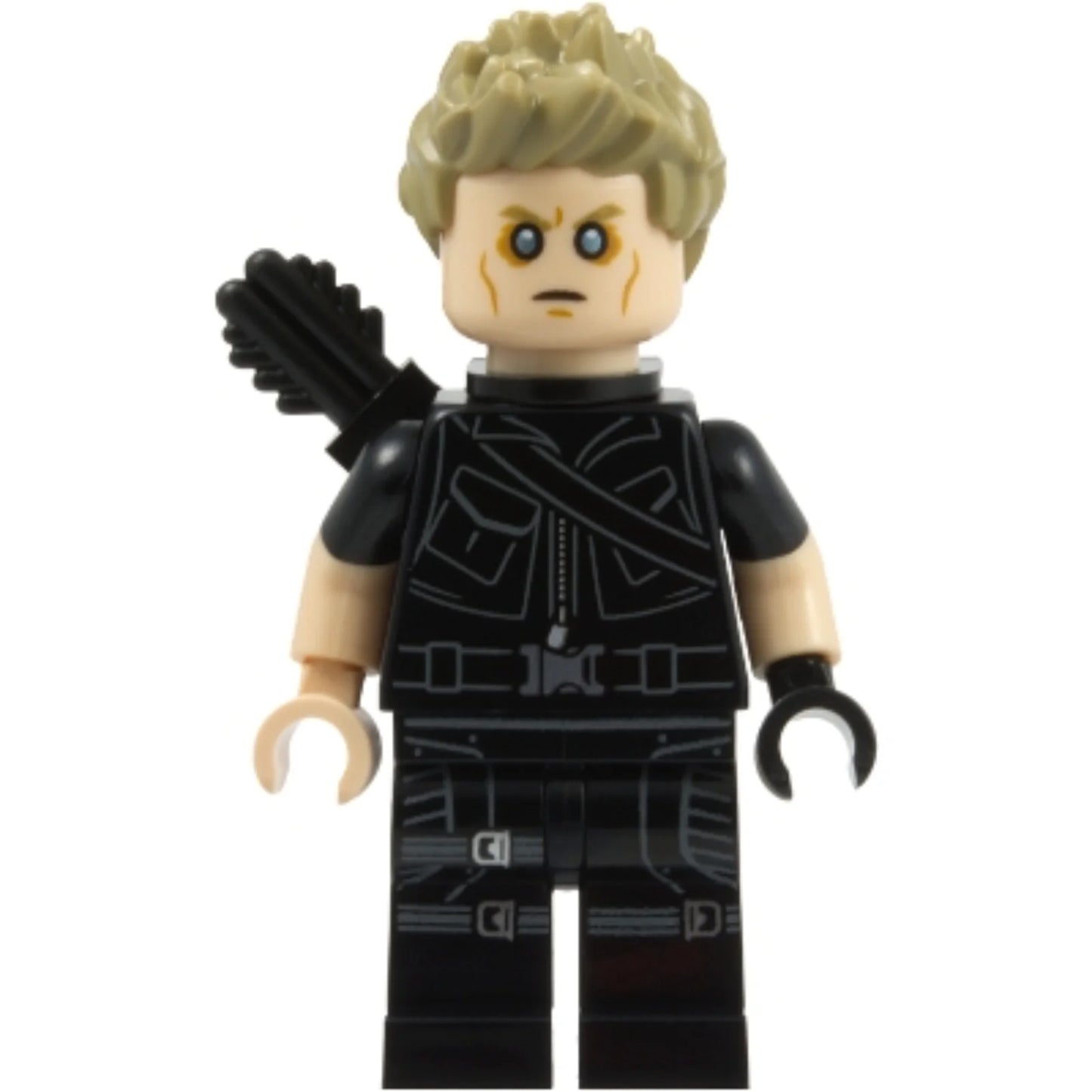 Minifig sh1130 - Hawkeye - Black Suit, Quiver