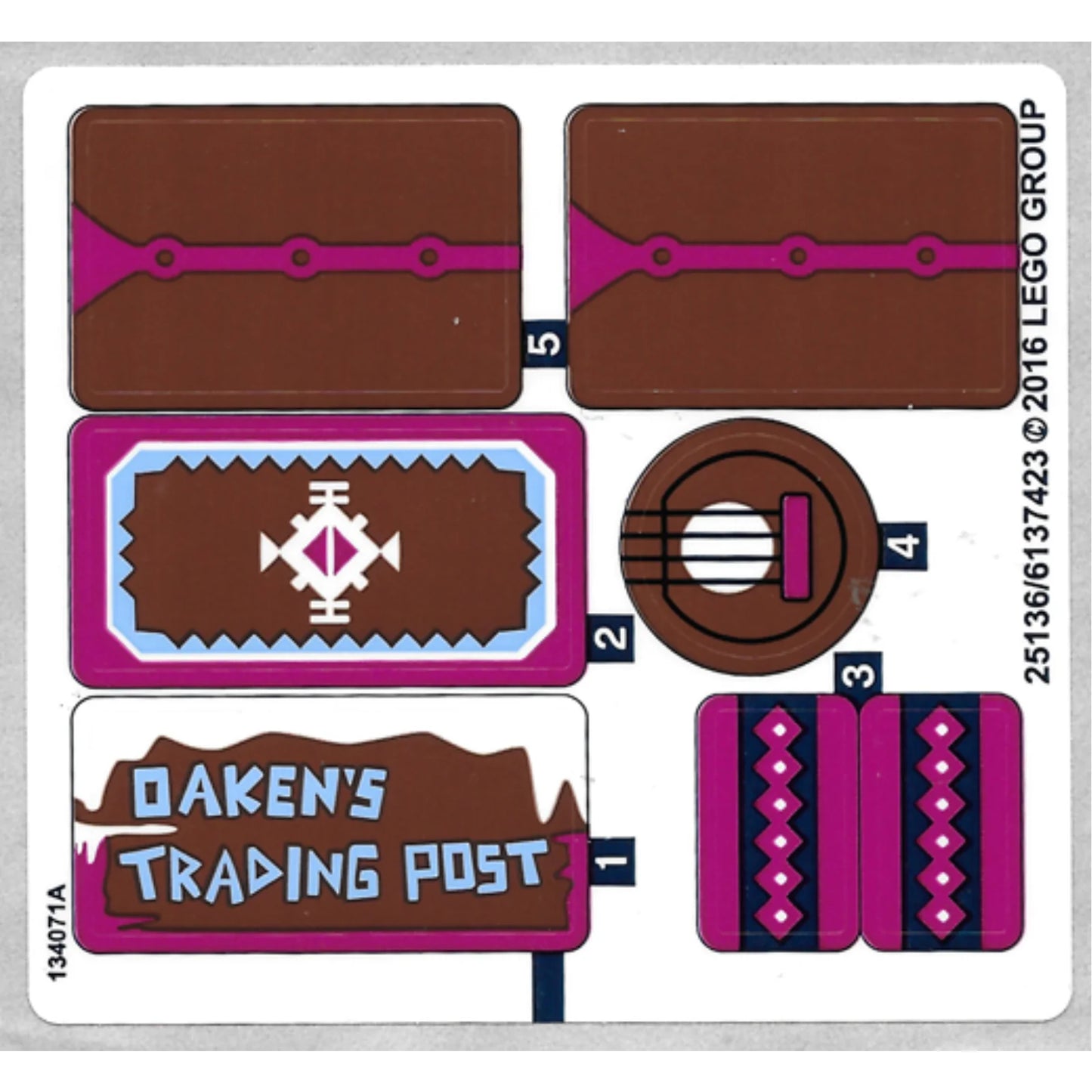 Part 41066stk01 - Sticker Sheet for Set 41066 - (25136/6137423)