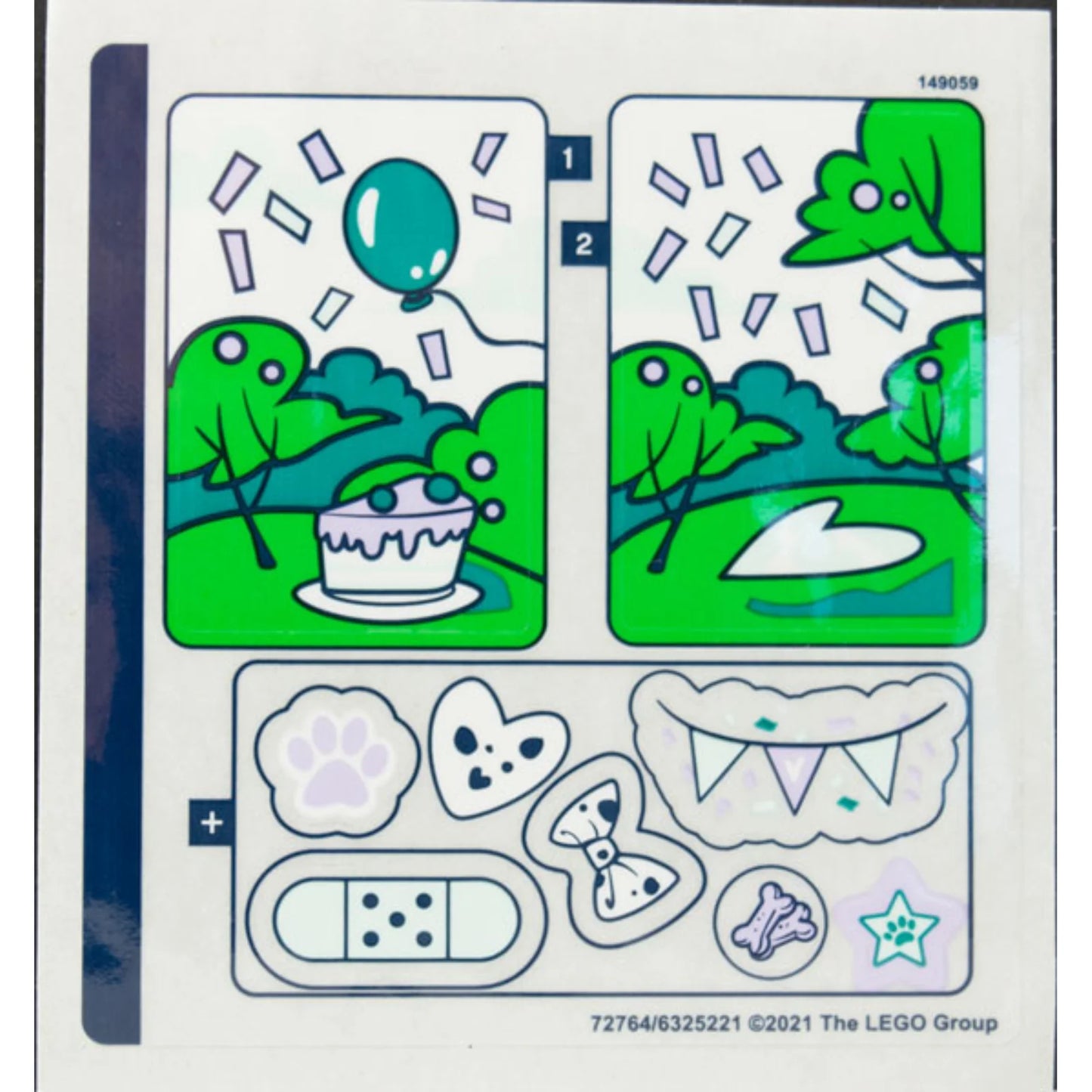 Part 41663stk01 - Sticker Sheet for Set 41663 - (72764/6325221)